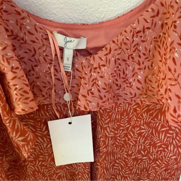 NWT Joie Hacinthia Asymmetric Silk Dress Size S - Picture 2 of 4